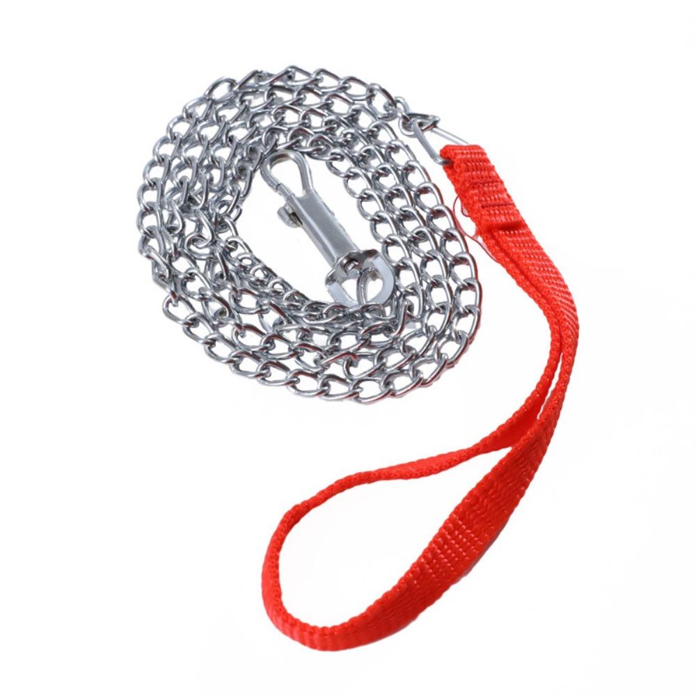 Foam Collar Iron Dog Chain Anti-wear Dog Traction Rope Pet Dog Leash for Medium and Large Dog