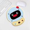 3D Memory Foam Cartoon Pinguin Mauspads mit Handgelenkauflage für das Büro