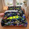 3Pcs Riders Gear Bedding Sets For All Sizes New 3D Printed Bed Cover Comforter Duvet Cover Pillowcase Bedroom Decoration