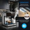 20 Bar Coffee Machine Fully Automatic Steam High-pressure Espresso Machine with Ground Brewing Espresso Machine