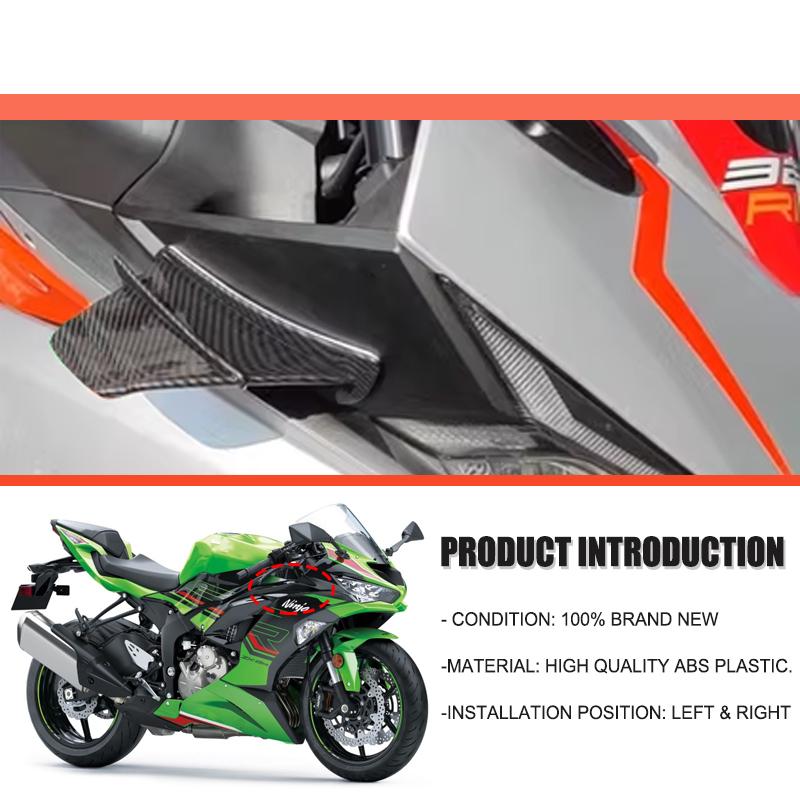 New Motorcycle Winglet Aerodynamic Side Wing Fin Spoiler For Yamaha YZF R1 R6 R25 For Kawasaki For Ninja H2 H2R For BMW S1000RR