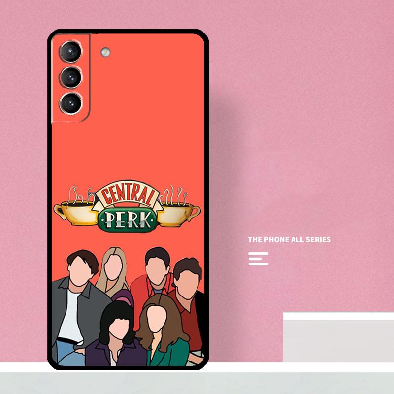 Central Perk Friends Phone Case For Samsung Galaxy S24 S26 Ultra S20 S21 S22 S23 S25 Plus S10 S25 FE Cover Coque