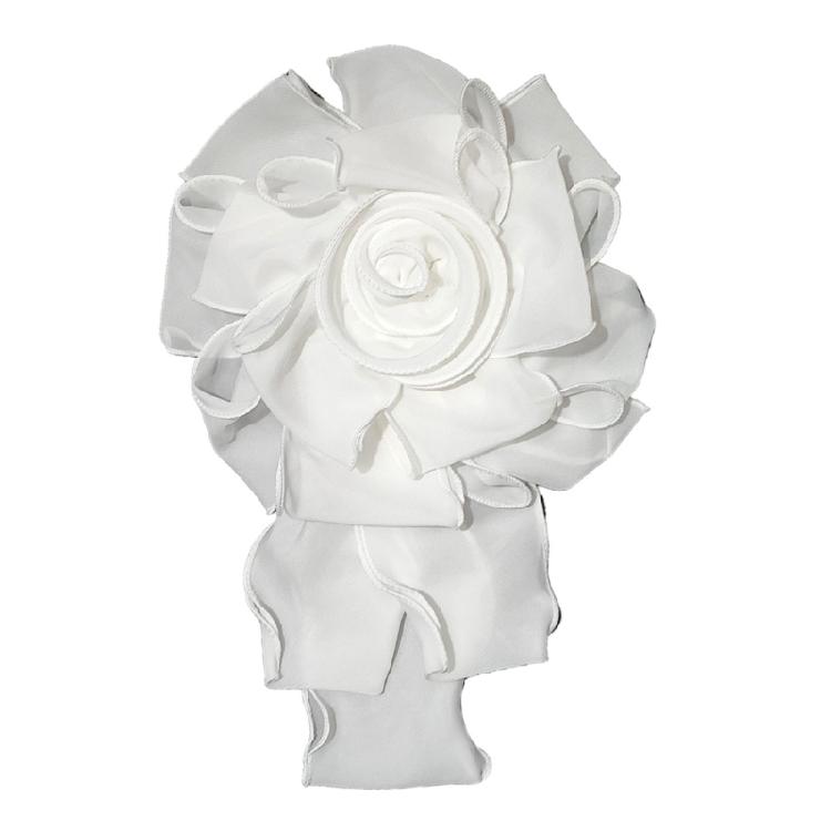 Large Rose Flower Brooches Light Weight Flower Brooch Ceremony Clothes Accessory for Women and Students