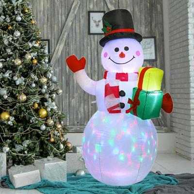 Snowman Lighted Christmas Inflatables Decoration Waterproof Blow Up Yard for