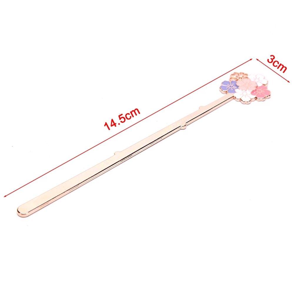 Special Lotus Flower School Supplies Students Page Label Reading Assistant Book Support Bookmarks