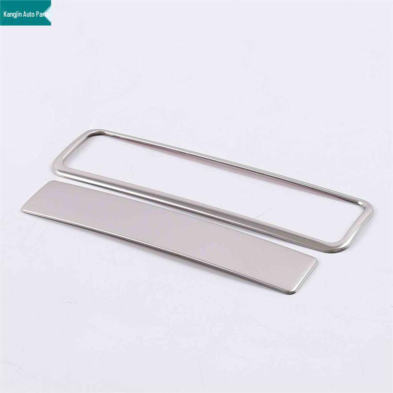 Ford 2019 Focus Innenraum Mod: Silberner Edelstahl-Lautsprecherring für die erste Reihe, Leselicht und Handschuhfach