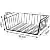 Roysmart 2 Pack Metal Hanging Storage Baskets for Kitchen, Office, Pantry, Bathroom, Cabinet
