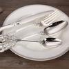 Silver Plated Stylish Design Dinnerware Wedding Occasion Cutlery Xmas Gift Silverware Tableware Dinner Knife Fork Teaspoon Restaurant 4-24Pcs Luxury