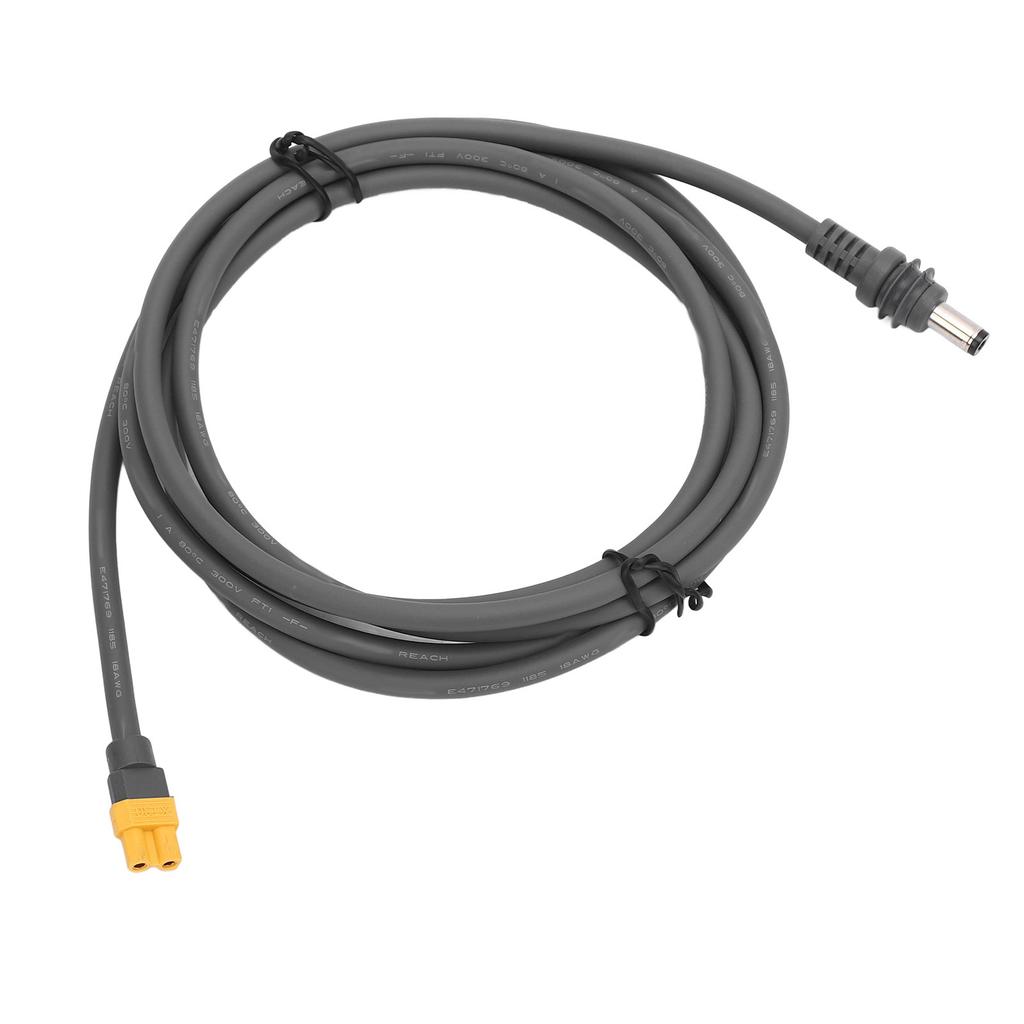 Power Supply Cord XT30 Connector 6.6ft Length Quick Data Transfer with Rubber and Red Copper for  , Seamless Connectivity