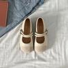 Mary Jane women's shoes 2025 new summer French retro versatile light mouth with skirt Doudou shoes soft sole single shoes women