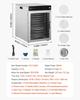 12 Trays Rotary Food Dehydrator Machine Stainless Steel 800W Fruit Drying