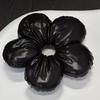Trendy Oversized Blue Flower Scrunchie Headdress Women Girls Design Rubber Elastic Hair Band Vacation Hair Accessories
