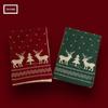 Knitted scarf Christmas deer new scarf female winter Korean versatile cute elk red student warm and windproof