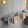 Space Aluminum Double Towel Rack