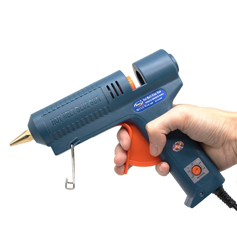 Adjustable Temperature 150W Hot Melt Glue Gun, Large Hot Glue Sticks, For DIY and Craft Projects