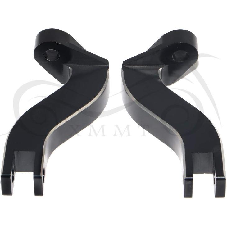 Edge Cut 10mm Rear Footpegs Mount Kit For 1993-2023 Harley Touring Road King Electra Street Glide