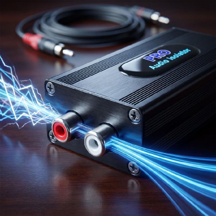 Ground Noise Isolator for Car Music Systems and Home Stereo Connection, with Plugs and Plays Ground Relief