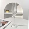 Pink High-end Red Wine Glass, Household Light Luxury Ins-style Wine Glasses, Champagne Glassware, Diagonal Crystal High Barware
