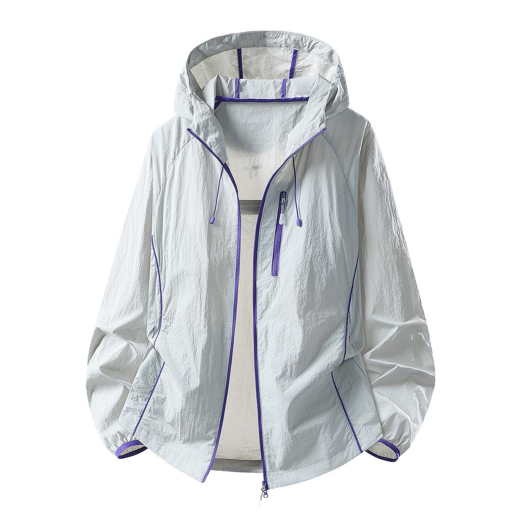 Sunscreen clothing women's 1011 new summer UV protection ice silk cool outdoor mountaineering light breathable jacket