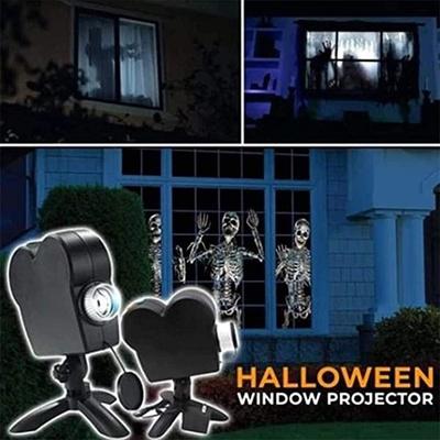 12 Movies Halloween Holographic Projection Party Light Led Window Wonderland Projector Stage Light Halloween Christmas Decor New