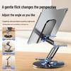 All-Metal Adjustable Three-Fold Universal Phone & Tablet Stand for Live Streaming & Desktop Use