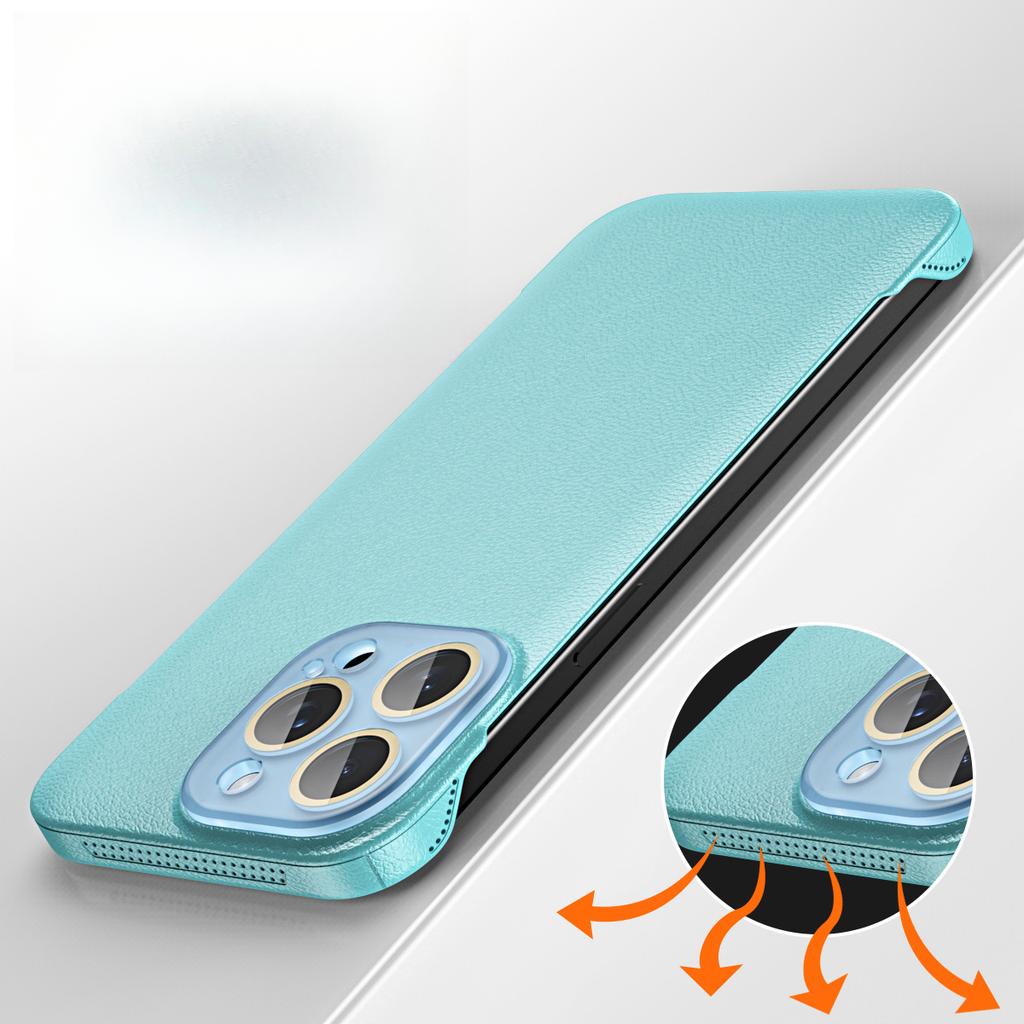 Suitable for The Bezel-less and Peel-textured IPhone Case of The IPhone 15, and The Ultra-thin Heat Dissipation of The IPhone 14promax