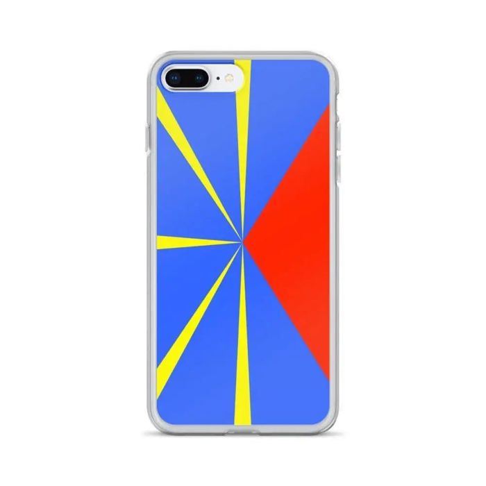 Coque Telefone Drapeau Réunion - iPhone 7 Plus
