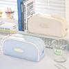 Large Capacity Pencil Case Double Layered Pencil Box Portable Stationery Storage Bag  School Office