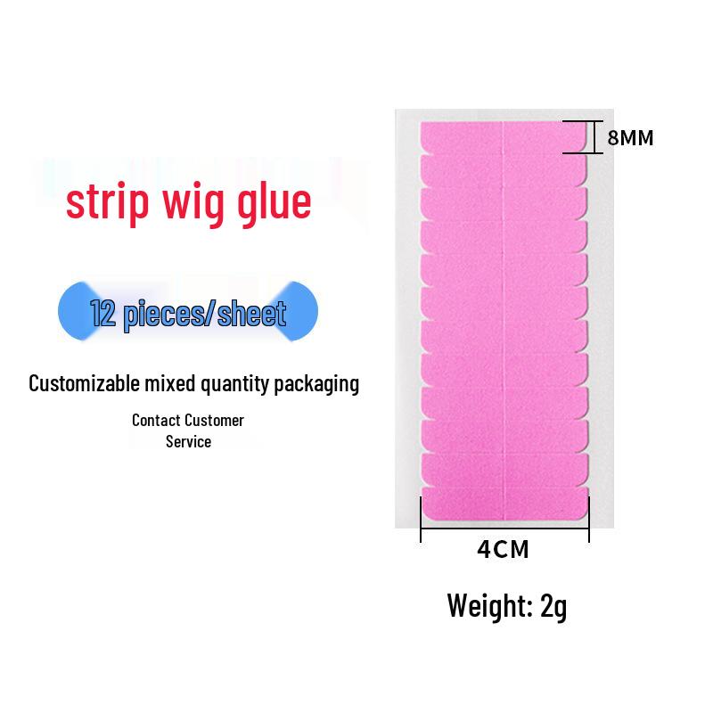 Transparentes Wasserdichtes Schweißfestes Perückenklebeband - Unsichtbar, Rückstandsfrei, Doppelseitig, Hohe Viskosität, Anti-Exposition.