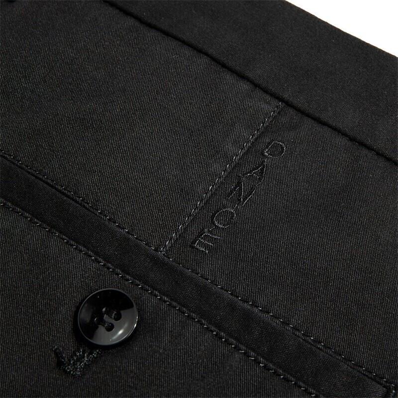 Dance with Wolves Men's Quality Cotton Stretch Business Casual Pants