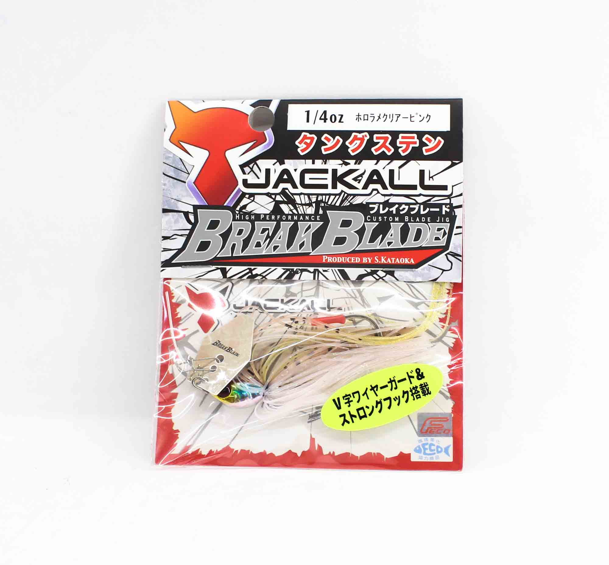 

Jackall Break B Jig 1/4 унции Тонущая приманка HL Lame Clear Pink (3958)