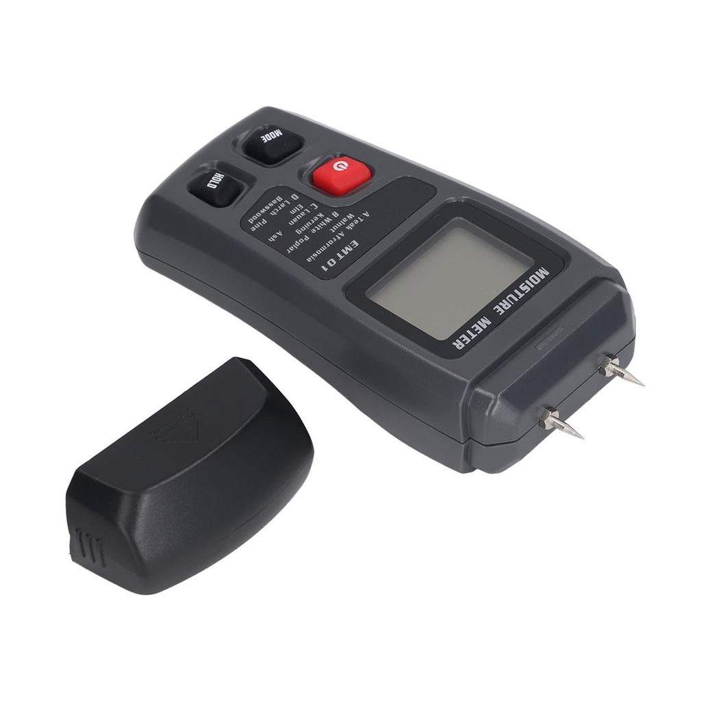 Digital Wood Moisture Tester Meter LCD Display Water Content Humidity Detector Needle Type