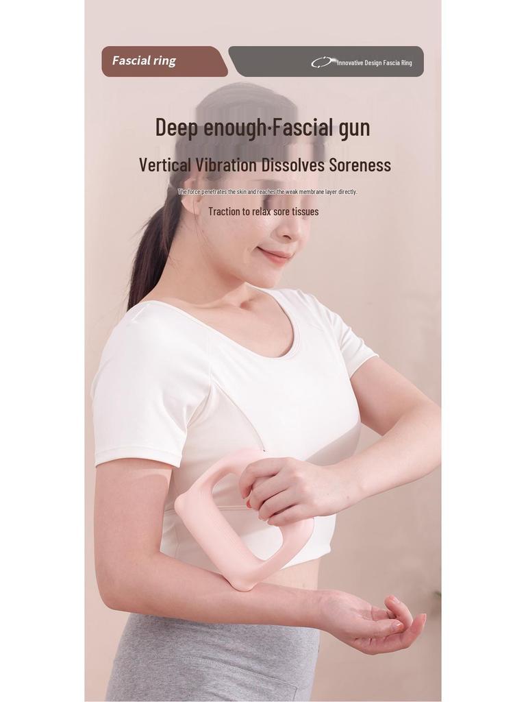 High-Frequency Electric Fascial Massager Ring for Muscle Relaxation and Fat Burning