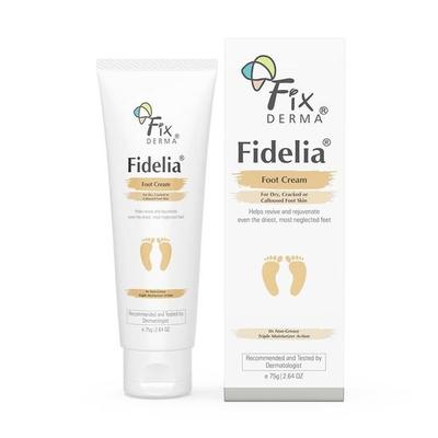 Fixderma 5 % Milchsäure, 15 % Harnstoff, spendet Feuchtigkeit und beruhigt die Füße, repariert die Fersen, paraben- und sulfatfrei, alle Hauttypen, 75 g