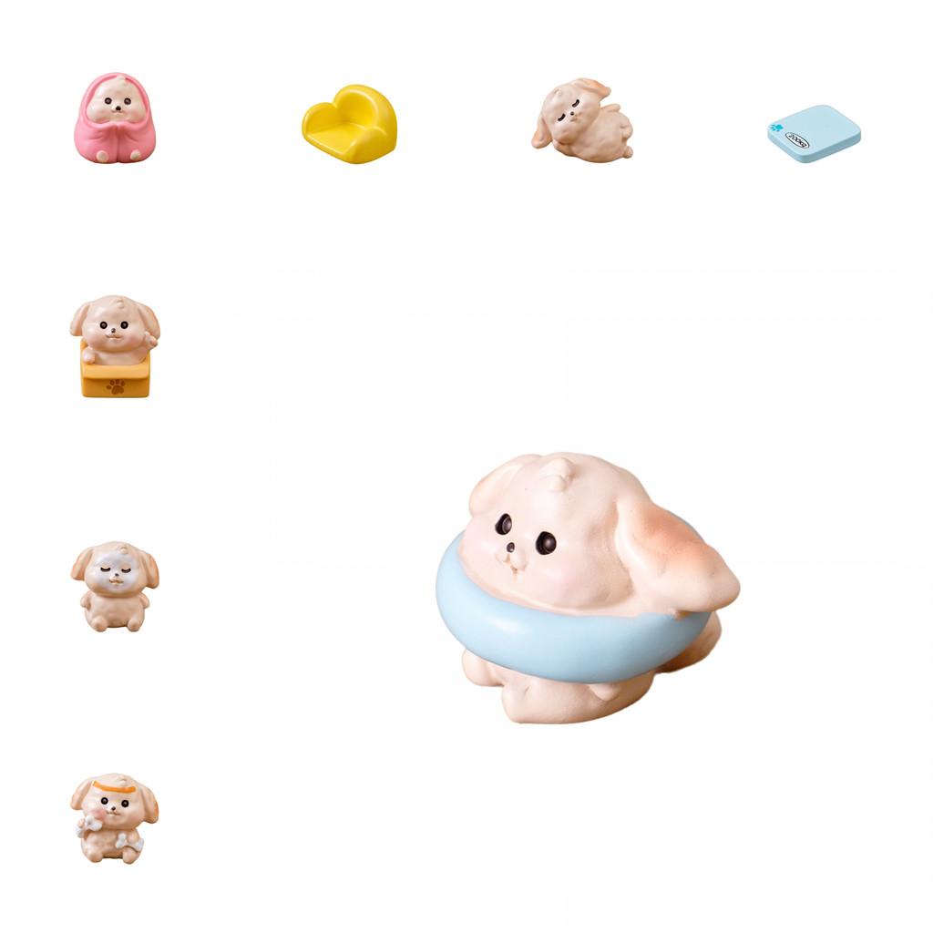 Cute Dog Figurine Blind Box Set Ideal For Car Decor And Mini Garden Ornaments