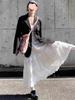 Women's High-Waist White A-Line Puffy Skirt - Ballet Style for Spring, Summer, Autumn 2025