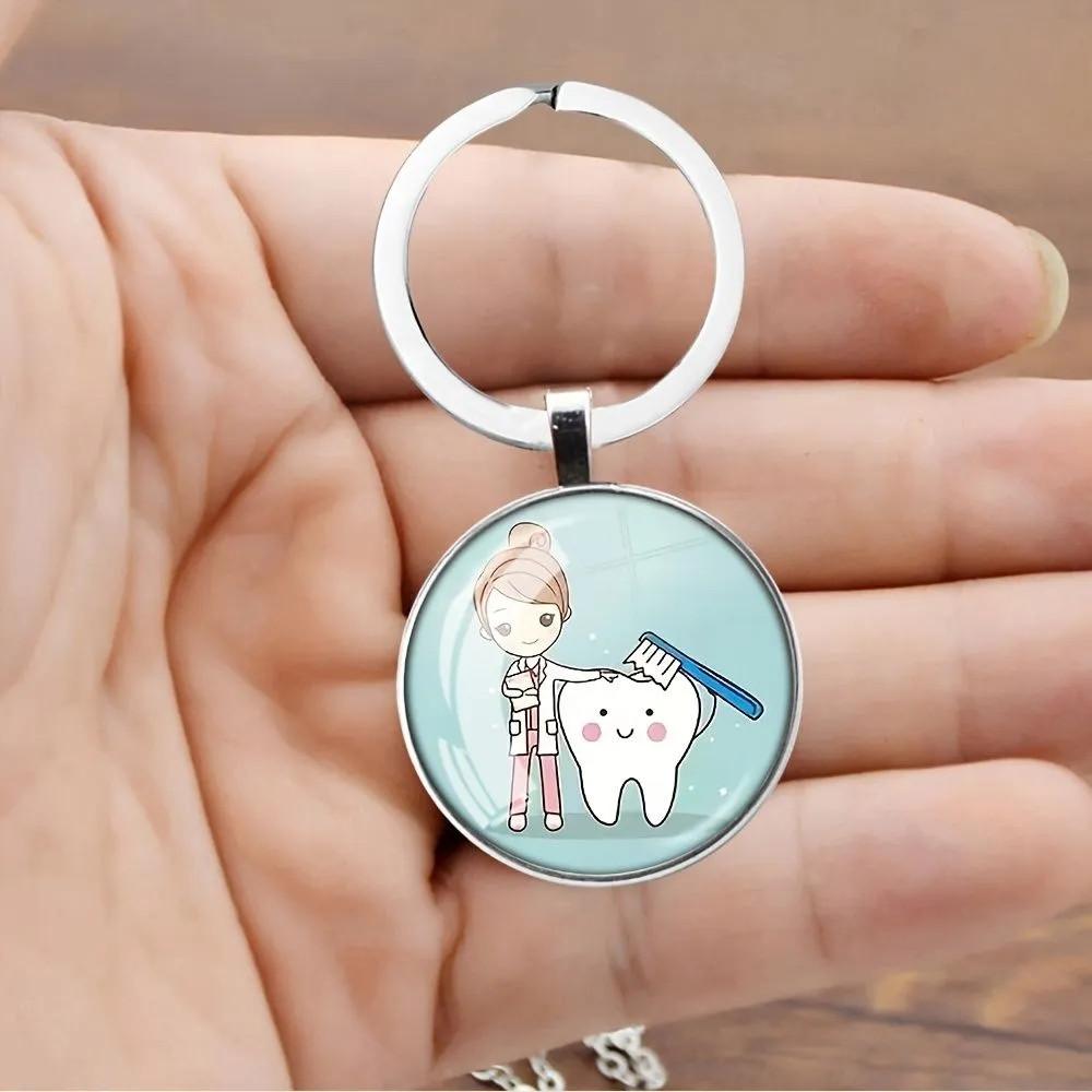 Strandzeit Edelstein Schlüsselanhänger Metall Schlüsselanhänger Auto Taschenanhänger