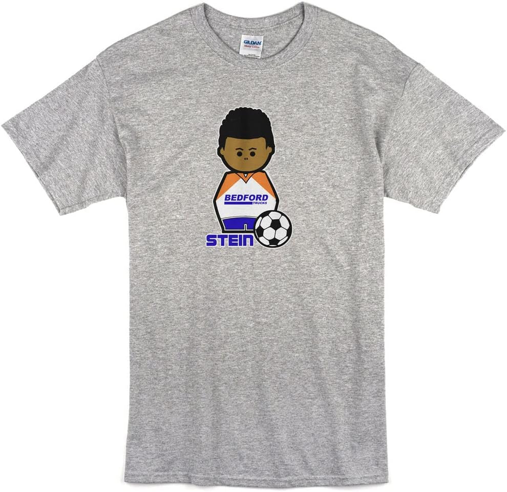Brian Stein Luton Town Inspired T-Shirt Retro Icon Fan Shirt 3XL серый