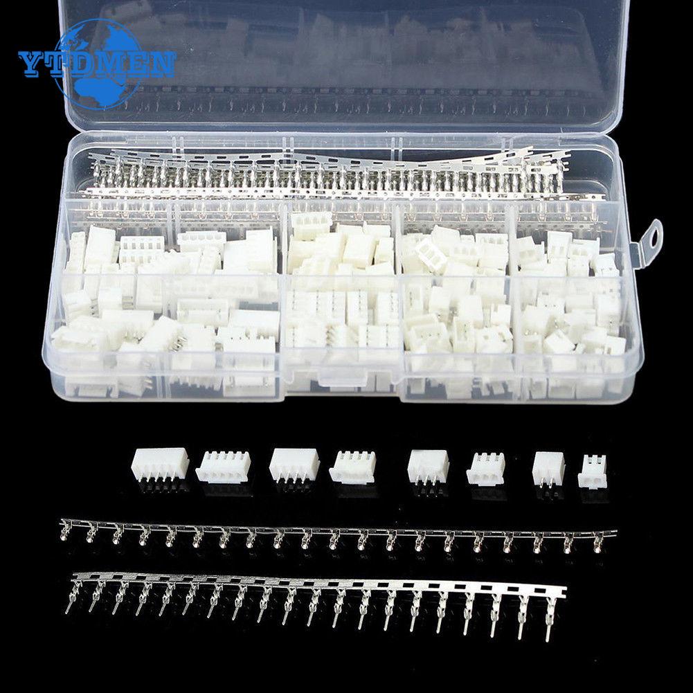 560PCS Dupont Connector 2.54mm Jumper Wire Cable Pin Header Pin Housing and Male / Female Pin Head Terminal Adapter Plug Set Kit