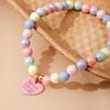 Heart Pendant Pet Pearl Collar Colorful Beads Dog Necklace Cat Collar Puppy Accessories Dog Chain Chihuahua Pet Wedding Jewelry
