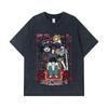275 GSM Washed T-shirts 100% Cotton Death Note V1 Print Unisex Heavy Cotton T Shirt