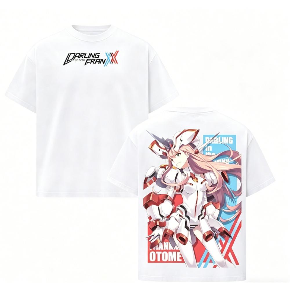 Darling in the Franxx Zero Anime Lover T shirt Year round clothing personality Clothes Plus Size Unisex New Model Couples high quality soft