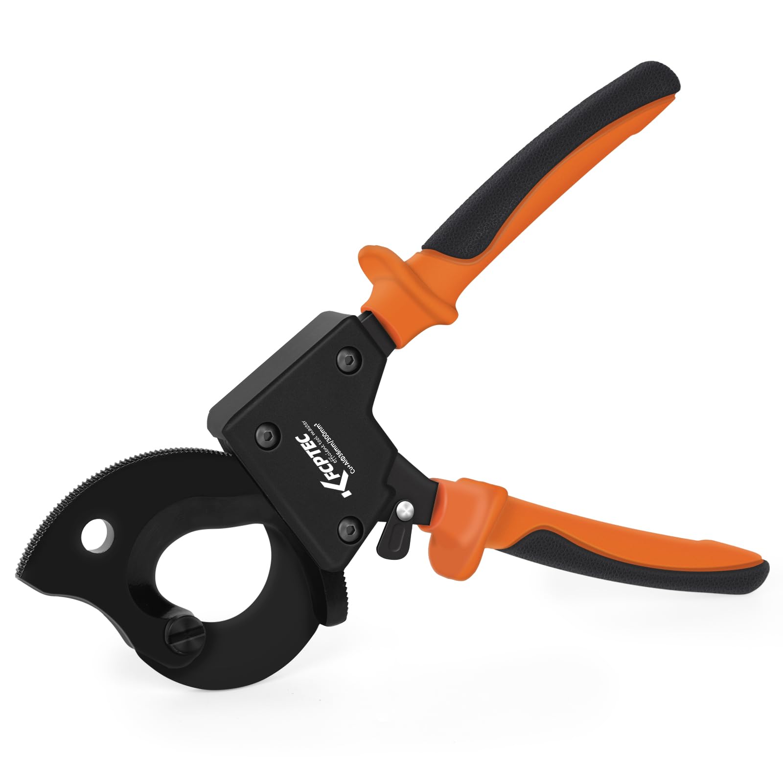 

Профессиональный резак для кабеля с храповым механизмом KF CPTEC с возможностью резки алюминия и повышения эффективности работы [совместим с сечением 300 мм²] - многофункциональный