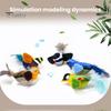 Interactive Cat Toys Hanging Plush Bird Squeaky Sound Simulation Bird Teaser Toy Playful Entertain Bond with Your Pet Kitten Chirping Toy for Cats