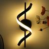 Luxurious LED Wall Lamp Spiral Loft Lamps Lighting Decorative Bedside Sconce  Corridor