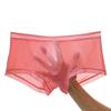 Men's Spring and Summer Lightweight Ice Silk Breathable 3D Convex Mold Design One-piece Briefs