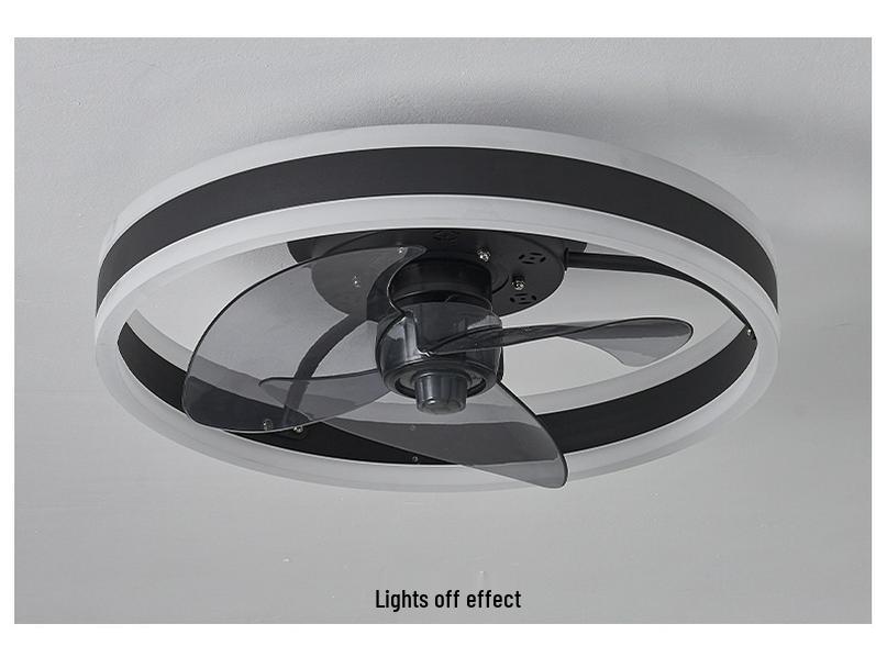 Japanese Style Minimalist Fan Light with Nordic Chandelier for Bedroom or Restaurant