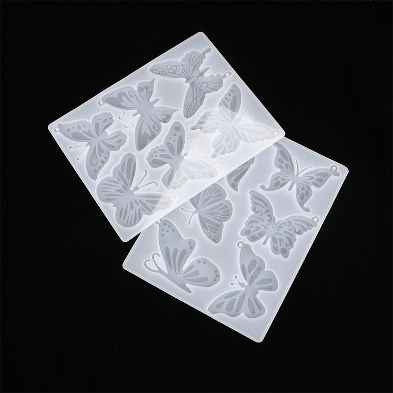 1Pc Butterfly Silicone Mold Diy Keyrings Eardrop Mold Jewelry Making Tools