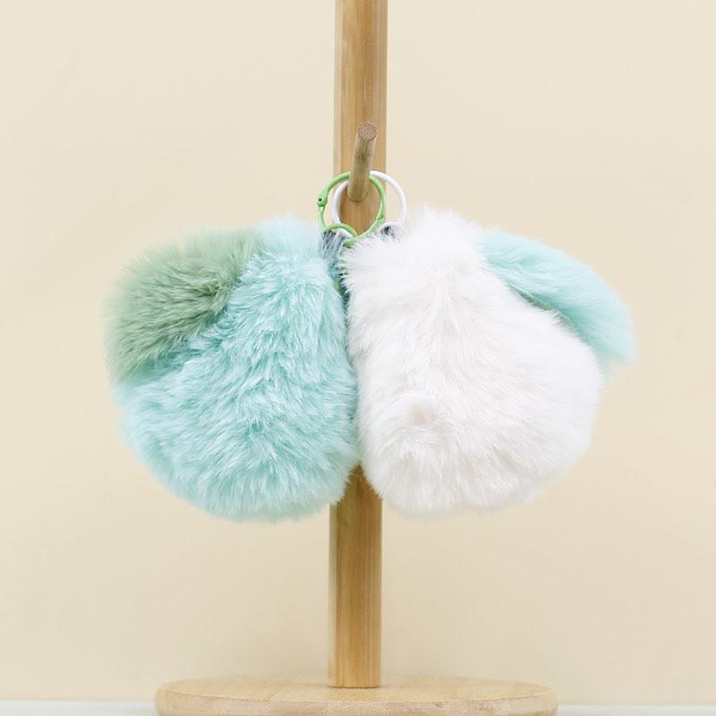 Pear Keychain Plush Toy Stress Relief Soft Stuffed Fruit Decor For Kids Teens