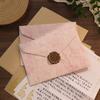 5pcs Gilded Shadow Envelope Channel Style Texture Envelope  For Handwritten Love Letter Birthday Greeting Card Invitation